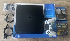 PlayStation 4 zu verkaufen / PS4 Slim Jet Black 500 GB - sehr guter Zustand