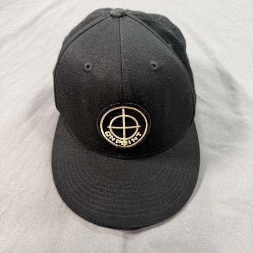 210 Fitted Black OnPoint Target Patch Baseball Hat Cap