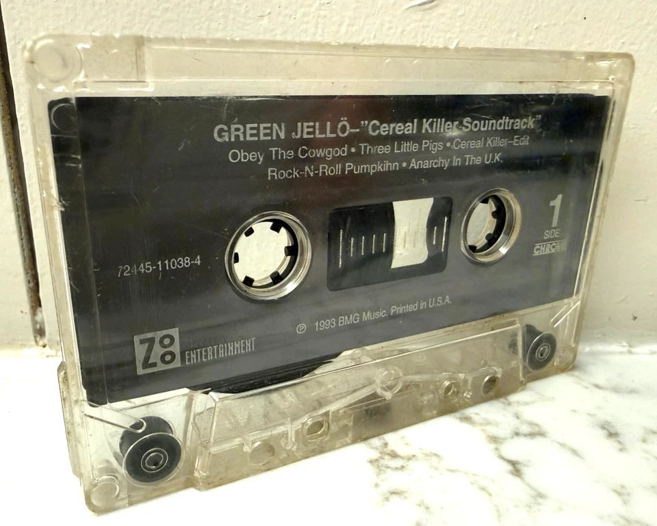 Green Jello Jelly - Cereal Killer Soundtrack Cassette Tape 1993 Original Punk - Image 1 of 1