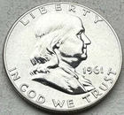 1961 Proof Franklin Half Dollar 90% Silver-INV#8510