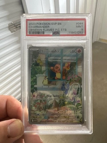 Pokemon Center Stamp Promo Charmander Obsidian Flames ETB SVP EN 044 PSA 9 Mint