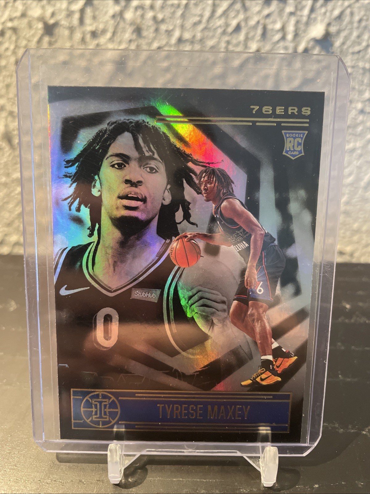 2020-21 Illusions Tyrese Maxey #162 Philadelphia 76ers Rookie Basketball Card