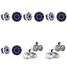 Kicker Premium Marine 6.5 51MSC65 4 Pair  With  2 Pair  12KMTEDW White Du...