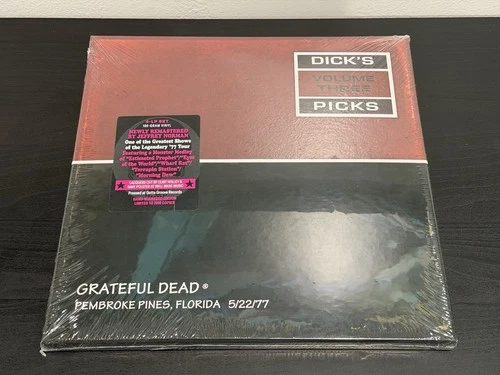 Grateful Dead - Dick's Picks Vol. 3 - Pembroke Pines, Florida 5/22/77 Vinyl 4LP