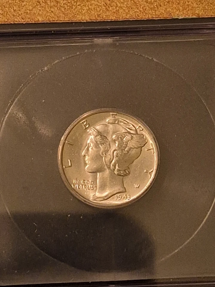 1943 P Mercury Silver Dime ICG MS 66 - Nice And Frosty - Image 3 of 4