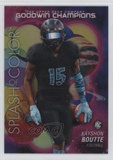 2023 Goodwin Champions Platinum Splash of Color Cosmic /199 Kayshon Boutte uk2