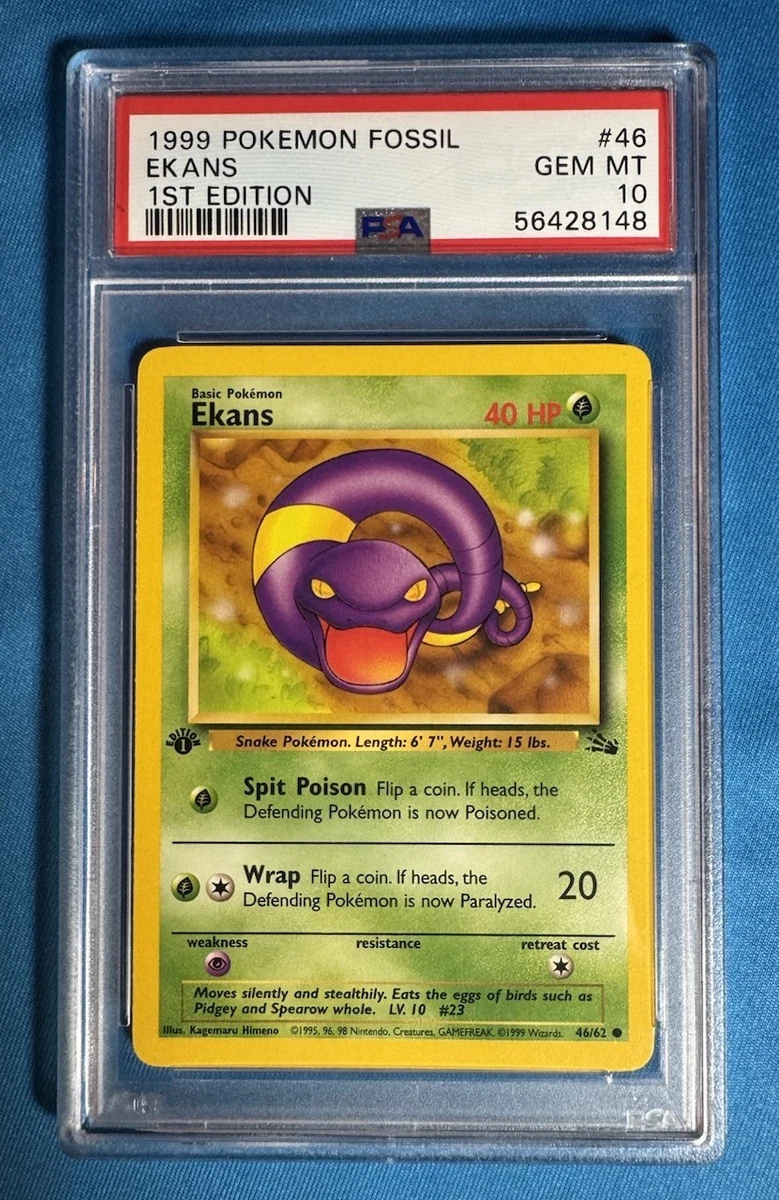 Pokémon TCG Common Fossil 1st Edition Individual Trading Card