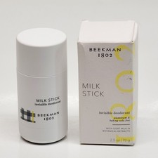 BEEKMAN 1802 Milk Stick Invisible Deodorant Aluminum Free  2.5 fl. oz/70g