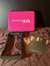 Pink Nintendo DS Hard Shell Carrying Case Foam Edge Cover  3 Screen Protectors
