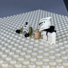 LEGO Star Wars Clone Trooper SW0438 Sergeant minifigure set 75000