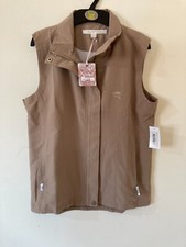 Kartel Elle Lightweight Pale Khaki Gilet, Size 8, Xs, Bnwt, Rrp £59.95