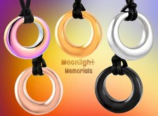 New Circle of Life Cremation Urn Keepsake Ashes Memorial Necklace
