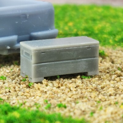 1:87 HO Scale 3D Printed 60'' Job Box Jobsite Toolbox Truck Accessory