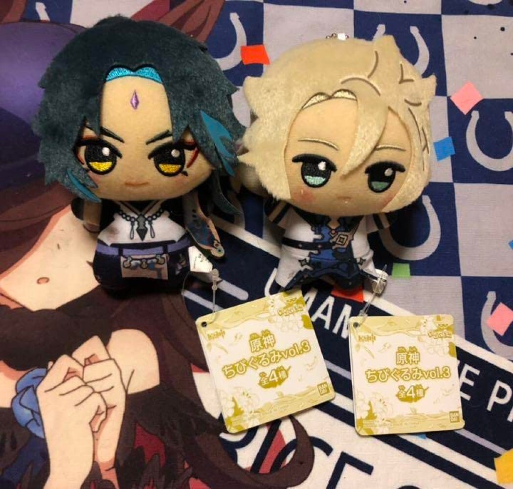 原神 (鍾離 魈)ちびぐるみ アクリルチャーム セット ぬいぐるみ