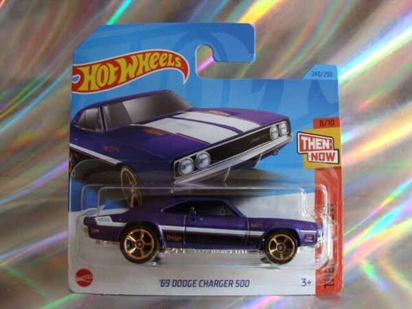 Hot Wheels ´69 Dodge Charger 500 2023 Then And Now 8/10 Ovp/Neu 1:64-image