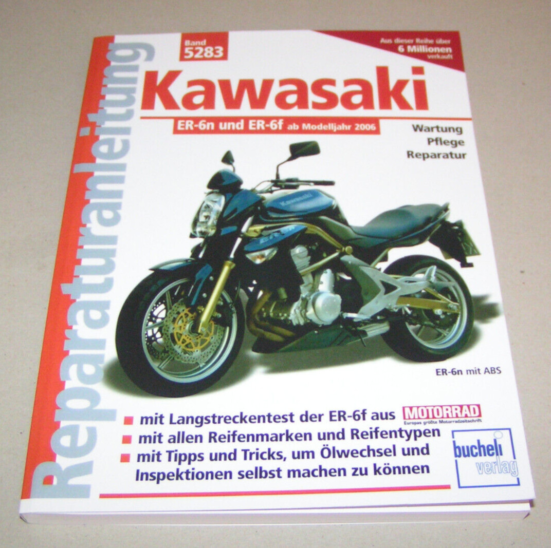 Repair Manual/Manual - Kawasaki ER-6n/ER-6f - from Model Year 2006