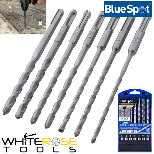 BlueSpot SDS Plus Drill Bit Set 7pc 5 