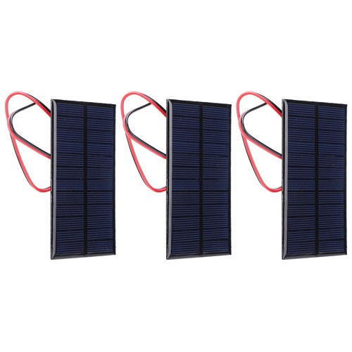 Módulo de alimentación de celda de panel solar de 6 V 3 piezas Panel solar de silicona policristalino Nuevo - Imagen 18 de 22