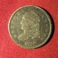 1829 capped bust half dime Vf