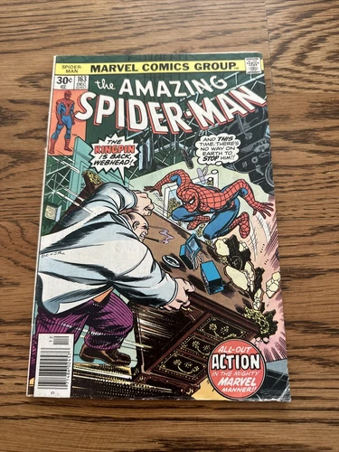 Amazing Spider-Man #163 (Marvel 1976) “All The Kingpin's Men" FN-