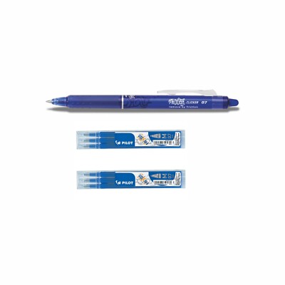 Frixion Clicker 0.7 blau + 6 Ersatzminen blau