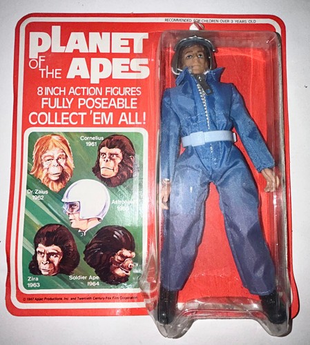 Vintage 1974 Mego Planet Of The Apes Astronaut Figure MOC. D*** Dirty Apes!