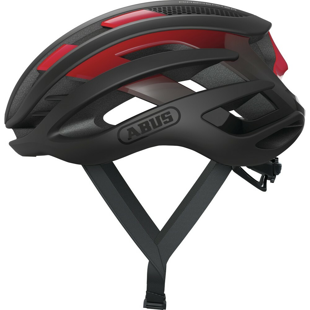 Casco De Ciclismo ABUS Airbreaker Negro Rojo M 52 A 58 Cm