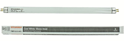 Sylvania F8T5-CW 12'' 8W Fluorescent Bulb - Cool White 4100K