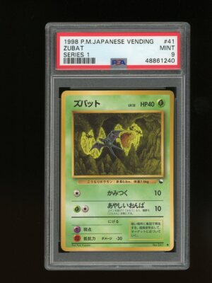 Pokemon PSA 9 MINT Zubat 1998 Vending Series 1 Japanese Promo Card