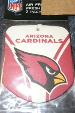 Team ProMark NFL ARIZONA CARDINALS 2-Pack Air Freshener NEW NIP