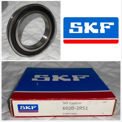 SKF 6020-2RS1 60202RS1 NEW IN BOX FACTORY SEALED EXPLORER BEARING MADE IN FRANCE