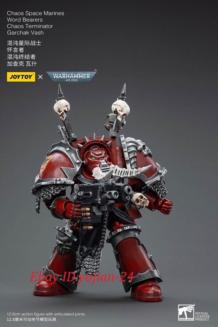Joytoy WARHAMMER Chaos Space Marines Word Bearers Chaos Terminator