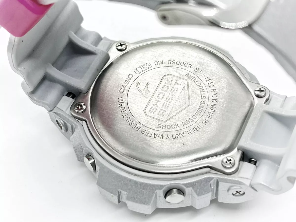Mint Casio G-Shock Dw-6900cb-8 Silver 1289 Mod Super Collectible And Rare