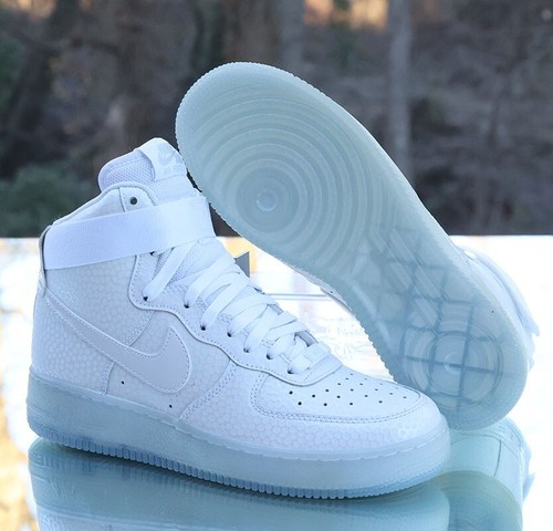Nike Air Force 1 High Prm Pearl White Women’s Size 8.5 Custom 654440-101 - Picture 3 of 12