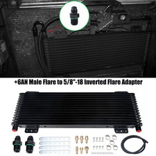For Cool Max Low-Pressure Drop Transmission Oil Cooler 40000GVW W/ 6AN Fittings