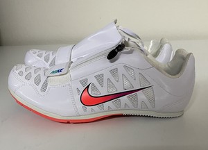 Nike Zoom LJ 4 Long Jump White Men Sz 8/ Women's Sz 9.5 Track Spikes  415339-101 | eBay