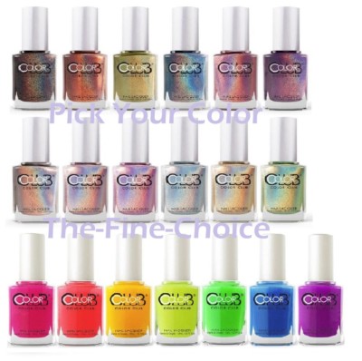 Color Club Lacquer Nail Polish - Aura Energy/POPTASTIC/Wild Mulberry/Halo Hues