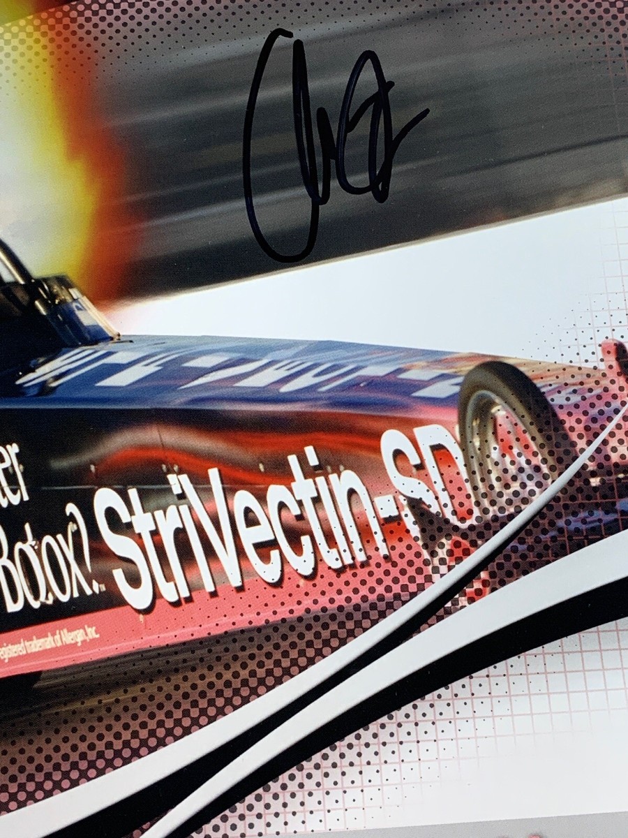 Dave Grubnic Signed StrVectin - SD Racing Dragster NHRA Photo Card