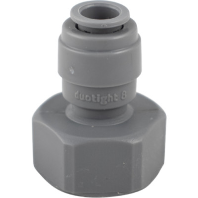 DuoTight Push-In Fitting - 9.5 mm (3/8 in.) x 5/8 in. FPT Sanke keg or Beer Line