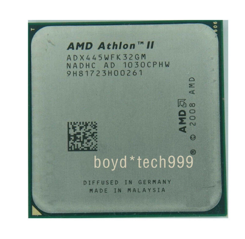 AMD Athlon II X3 445 ADX445WFK32GM CPU 3.1GHz Triple-Core Socket AM3 Processor - Image 4 of 4