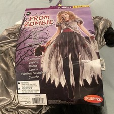 Prom Zombie Halloween Costume Women's Size Juniors Large 13 15