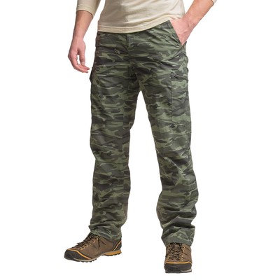 Columbia Men's Silver Ridge Printed Cargo Pant - Size 42 x Inseam 34 - Gravel Camo Print
