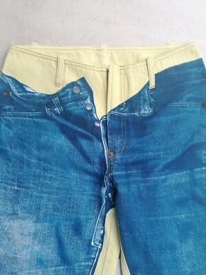 Jean Paul Gaultier SS97 Trompe L'Oeil vintage jeans / pants Jean Paul Gaultier SS97 Trompe L'Oeil vintage jeans / pants