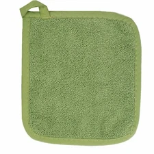 Ritz Terry Cloth Pot Holder Cactus Green