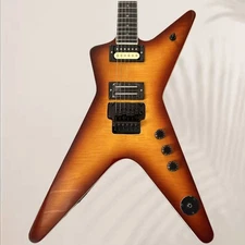 New Dimebag Darrel The Dean ML Electric Guitar Black Hardware Mahogany body