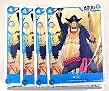 ST22-014 A.O. (C) Starter Deck 22: Ace & Newgate One Piece CCG x4