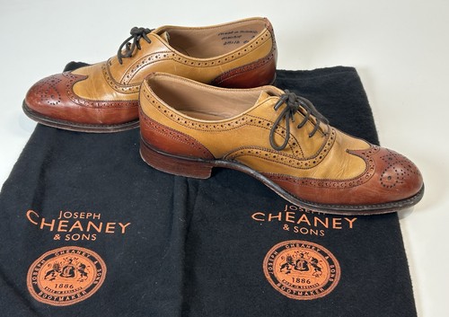 Joseph Cheaney "Maisie" braune Brogue-Schnürschuhe aus Leder Damengröße 5 - Bild 10 von 10