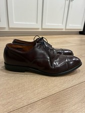 Allen Edmonds Men s Park Avenue Cap Toe Oxfords Leather Brown Size 12 EEE Wide