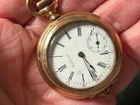 Antique Waltham Pocket Watch, Gold Filled, for repair or parts