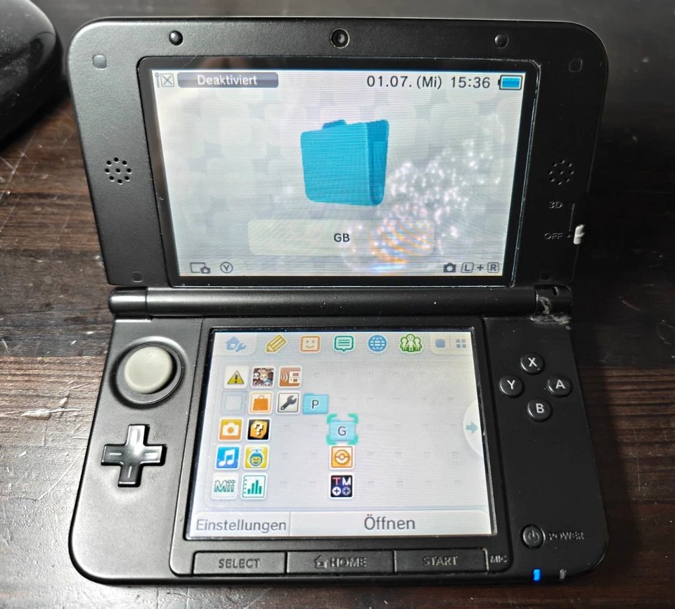 Nintendo 3DS XL Handheld-System 3D-Funktion (SPR-001 EUR) Modifiziert  - Bild 1 von 4